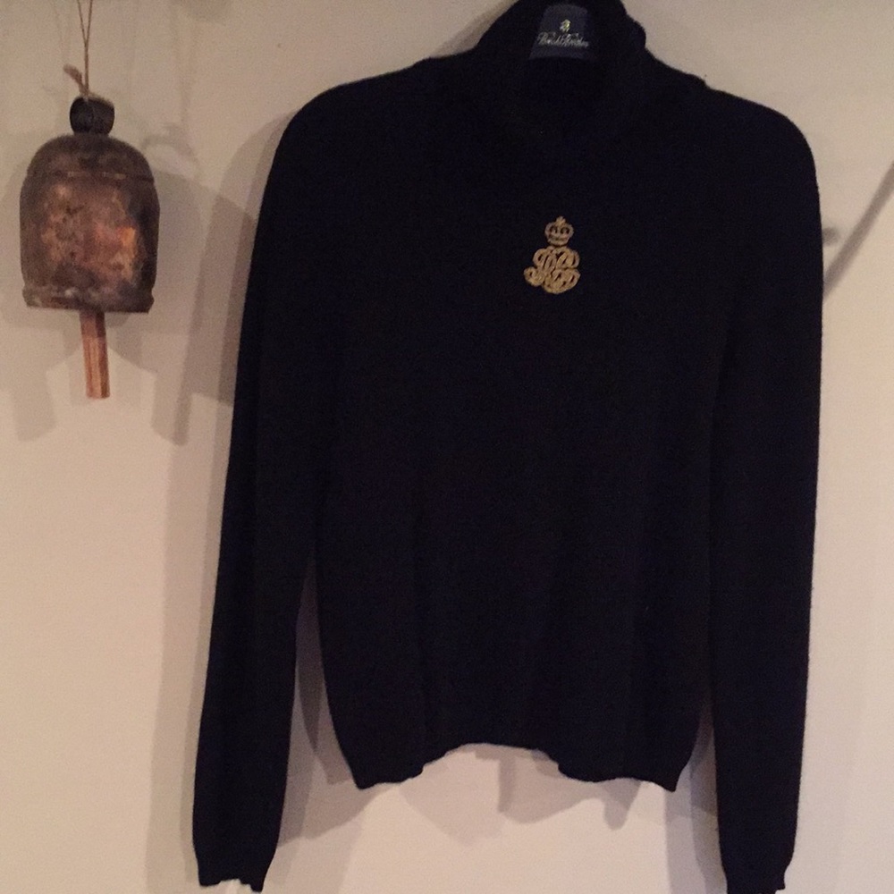 Lauren Ralph Lauren Black roll- neck petite P/M